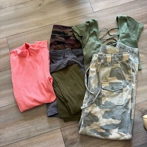 Active loungewear bundle lot 6 pieces zyia aerie American Eagle under armour